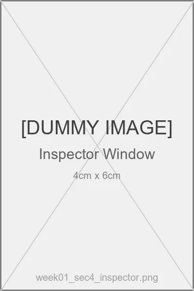 Inspectorウィンドウ