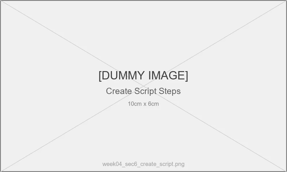 スクリプト作成手順