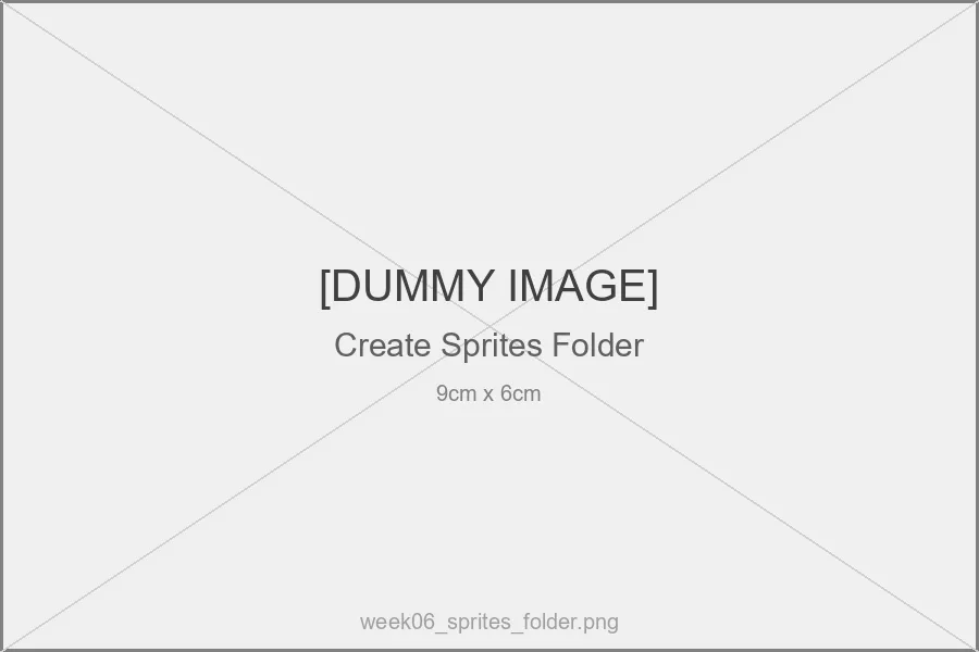 Spritesフォルダの作成