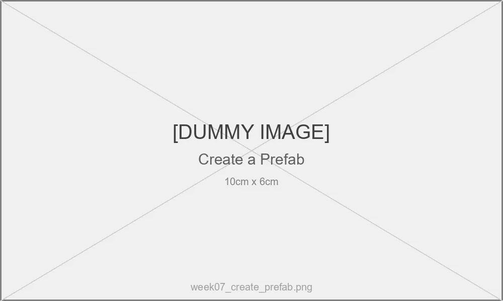 Prefabの作成