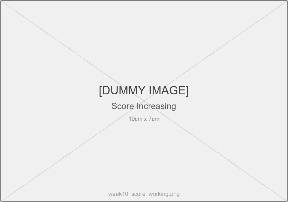 スコアが増える画面