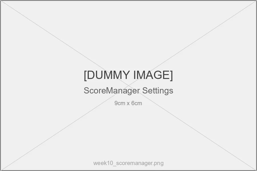 ScoreManagerの設定
